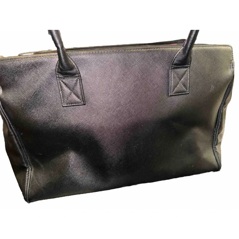 New MARY KAY TRAVEL TOTE LARGE BLACK‎ PURSE STARTER KIT CONSULTANT BAG/CASE